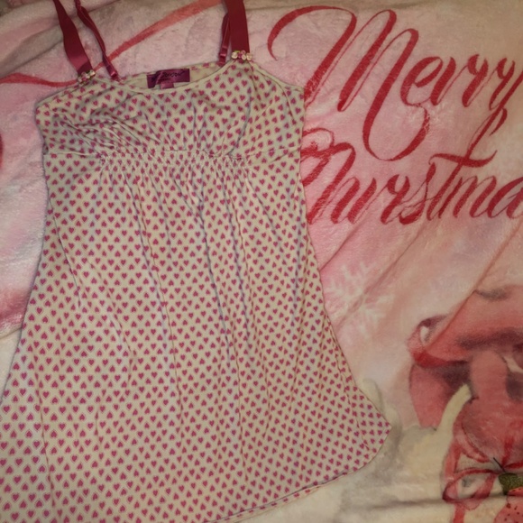 Like New pink heart Betsy Johnson nightgown - Picture 3 of 4